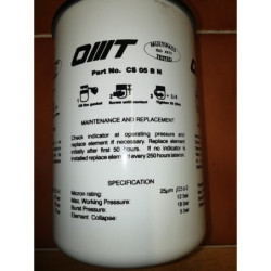 Omt Cs 05 B N 25 Micron 1/2 Bspp Hydraulic Oil Filter