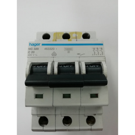 Hager Nc 320 C 20 McB 3 Phase