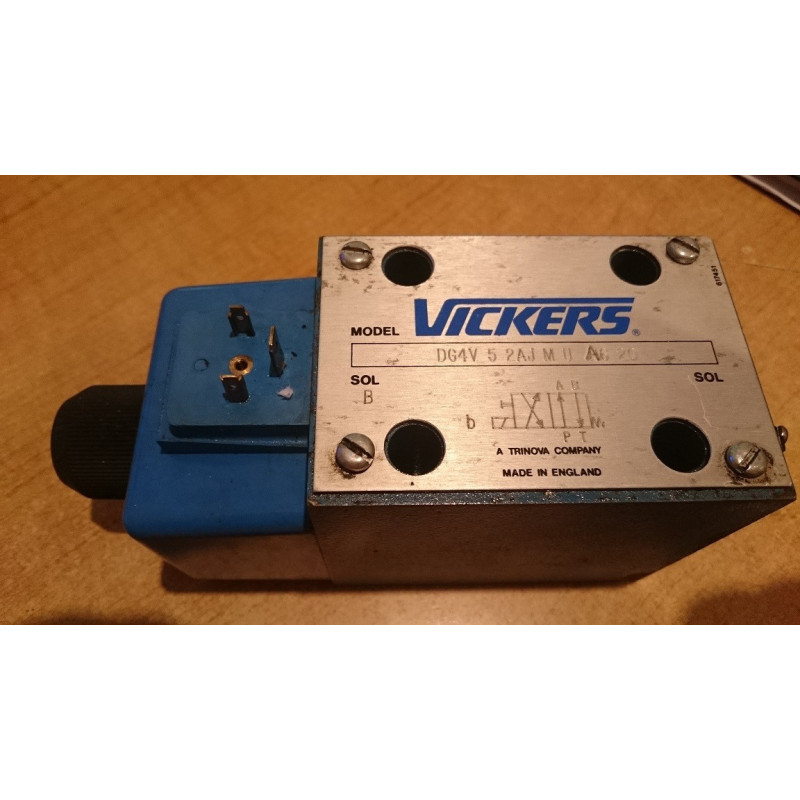 Vickers Hydraulic Valve Dg4V 5 2Aj M U A6 20 With 617475 110 Vac Coil