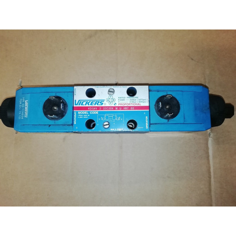 Vickers Kdg4V 3 33C30X M U Hr7 60 Proportional Valve Cetop 3