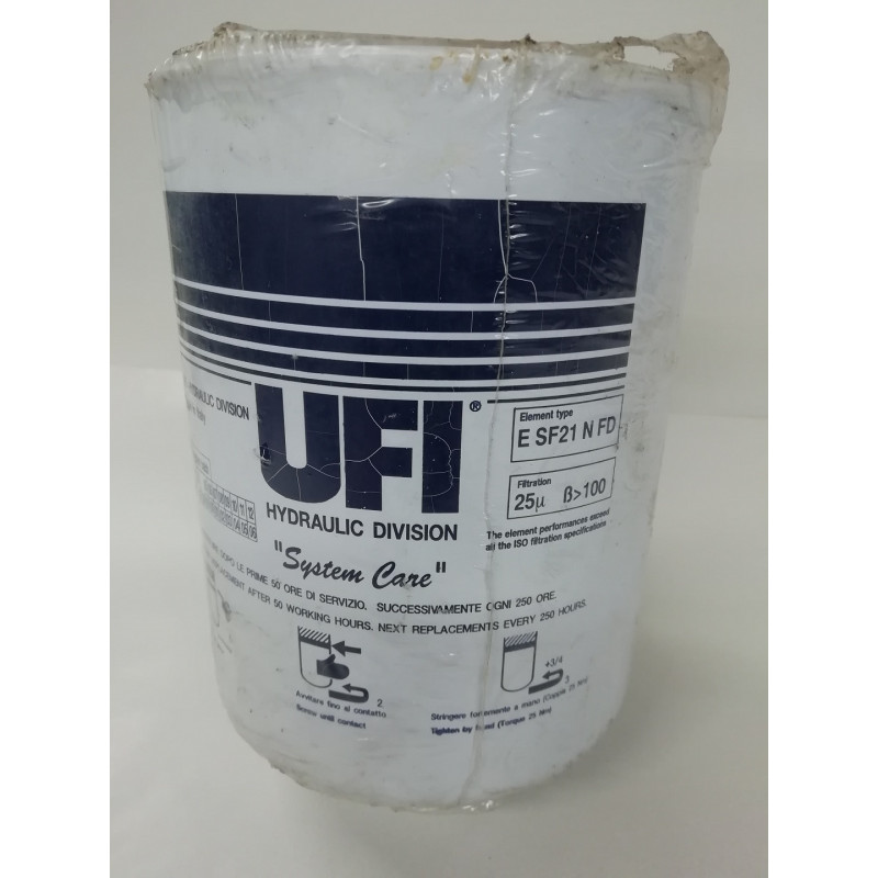 Ufi Esf21Nfd Spin On Hydraulic Filter Element 25 Micron